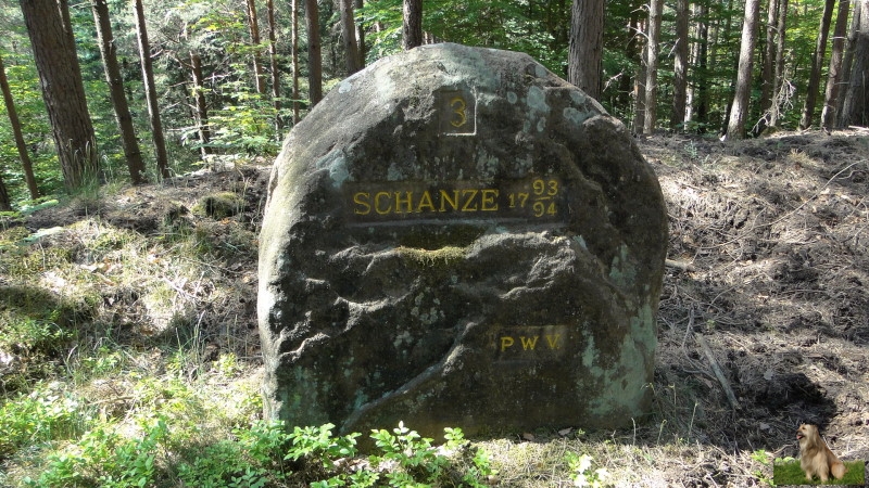 Ritterstein Nr. 172-2 Schanze 3 1793-94.JPG - Ritterstein Nr.172 Schanze 3 1793/94